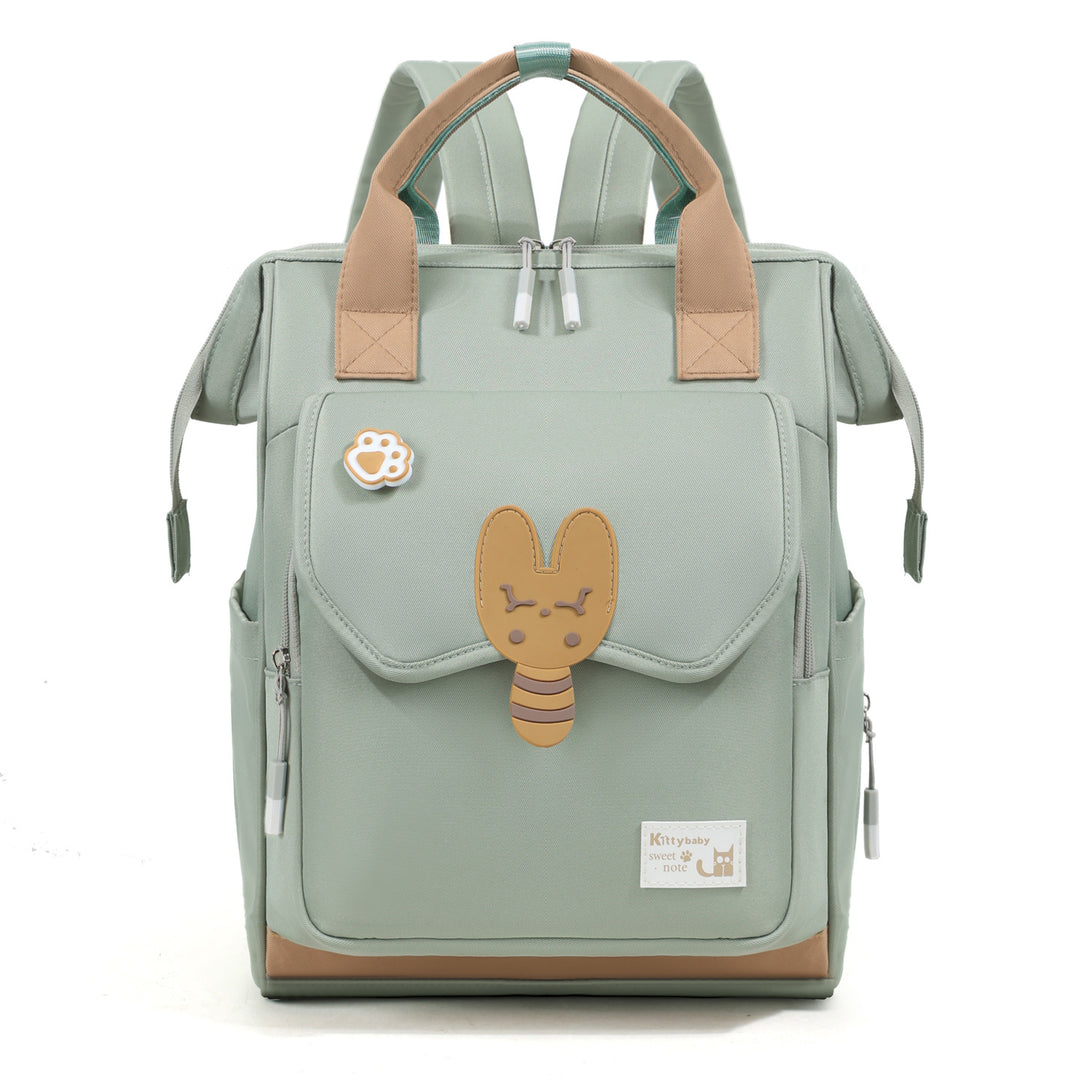 Cute Character Multi-Pocket Diaper Backpack Kalsten