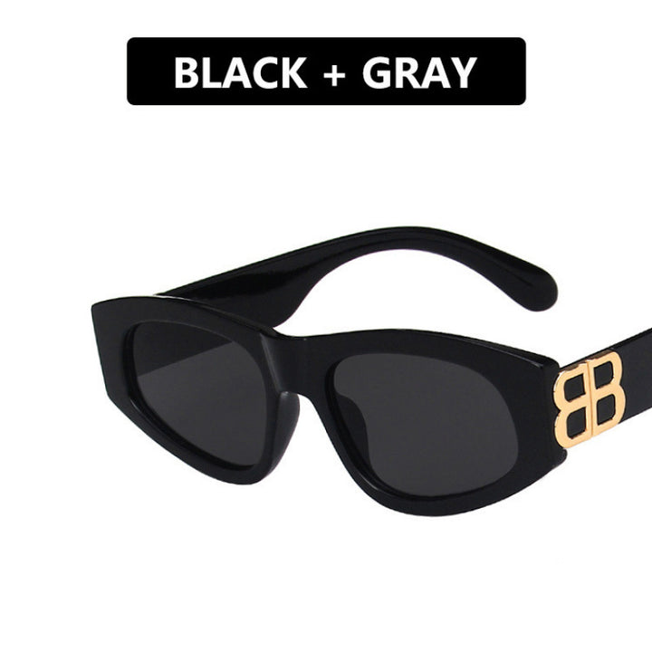 Ladies stylish cat-eye sunglasses with modern leopard pattern Kalsten