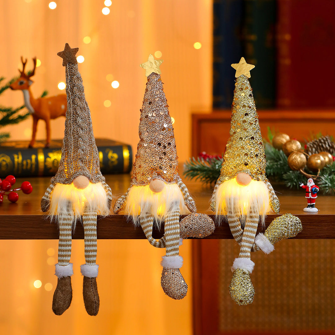 LED Light-Up Holiday Gnome Decoration Kalsten