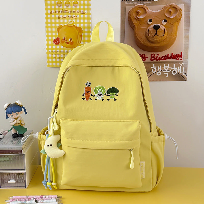 Casual Animated Vegetable-Themed Backpack Kalsten