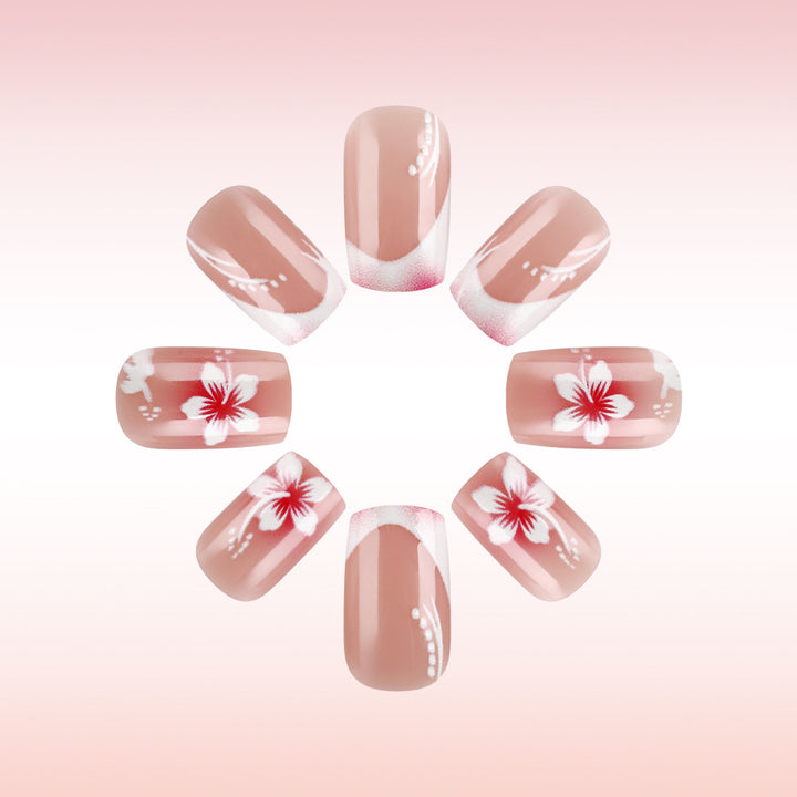 Floral Art Press-On Nails Kalsten