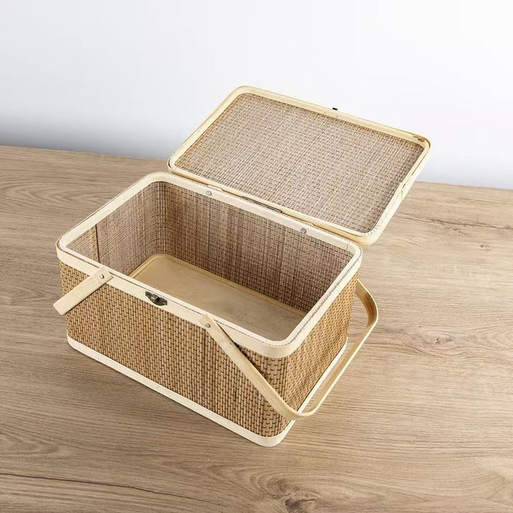 Practical Storage Basket Made of Rattan Kalsten