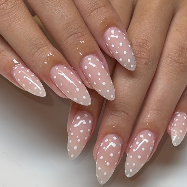 Decorative Polka Dot Press-On Nails Kalsten