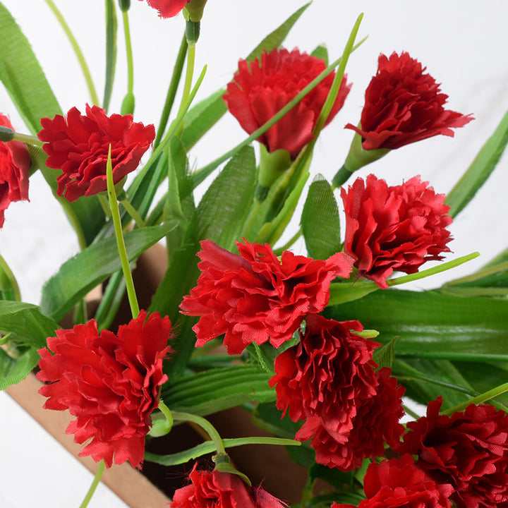 Artificial Carnation Floral Bouquet