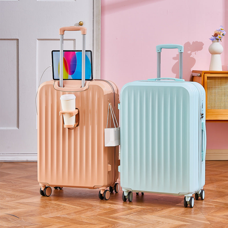 Functional Tech-Integrated Rolling Suitcase Kalsten