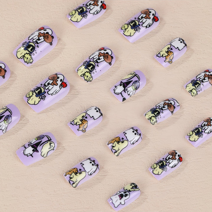 Creative Nail Set with Cartoon Designs Kalsten