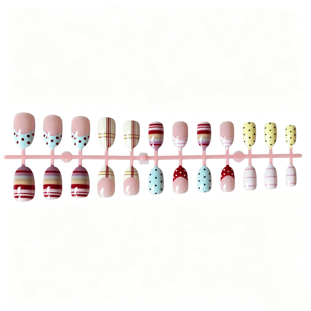 Trendy Mixed Design Nail Art
