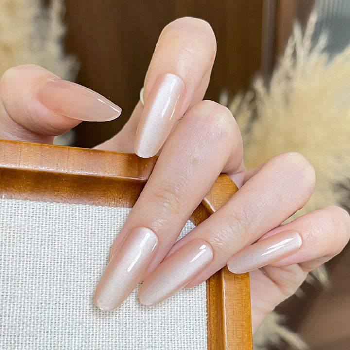 Elegant Almond-shaped Press-On Nail Tips Kalsten