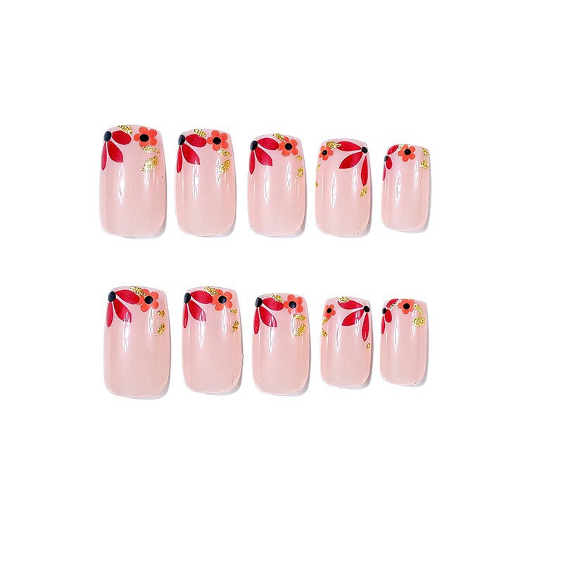 Floral Design Nail Art Enhancements Kalsten