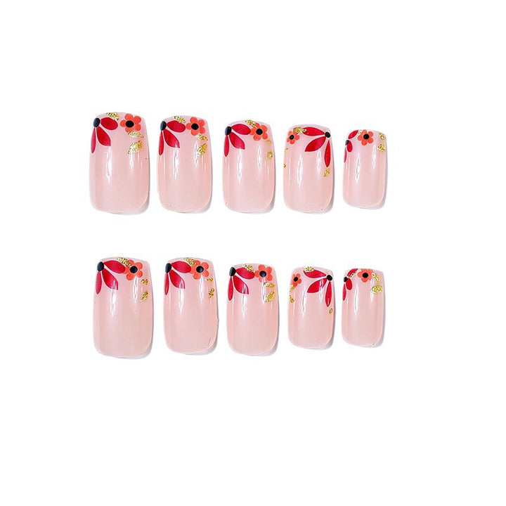 Floral Design Nail Art Enhancements Kalsten