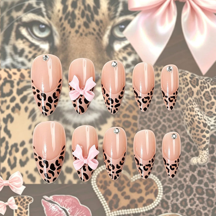 Stylish Animal Print Press-On Nail Tips Kalsten