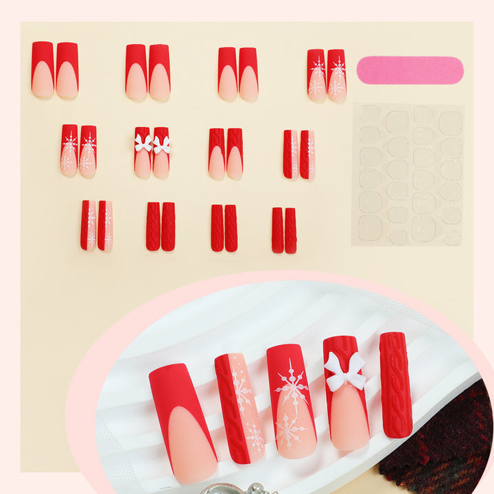 Themed Holiday Press-On Nail Set Kalsten