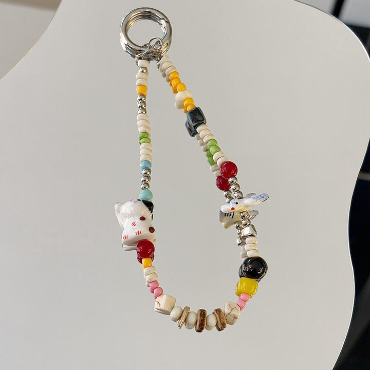Handmade Beaded Charm Keychain Kalsten 1790135473