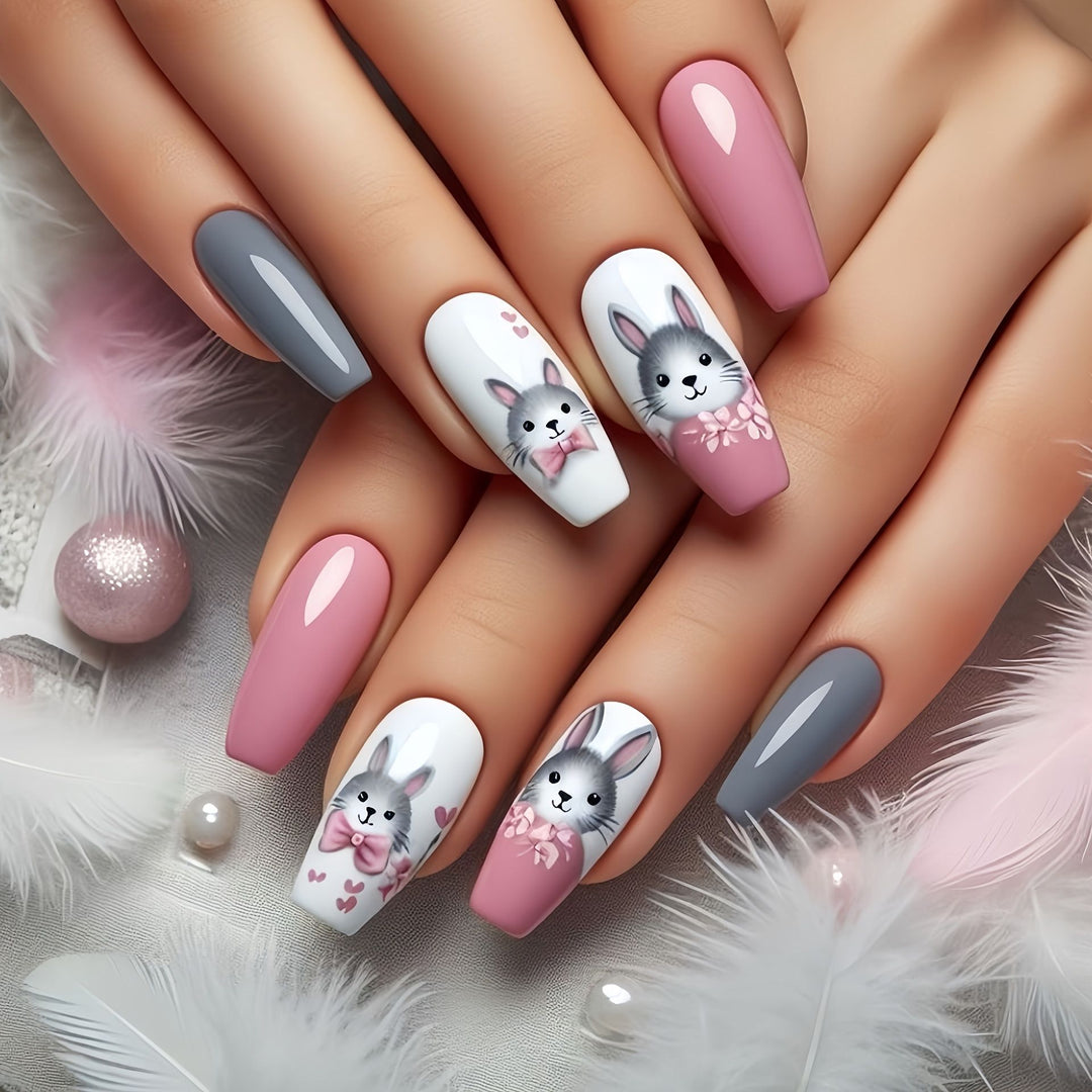 Floral Art Acrylic Nail Set Kalsten