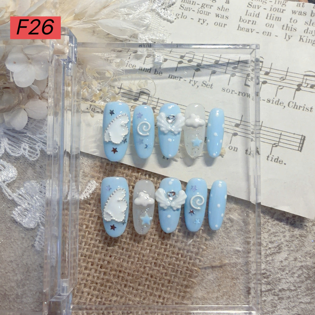 Decorative Press-On Nail Art Set 1790731572
