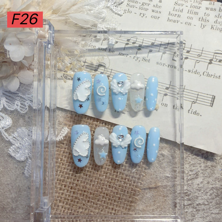 Decorative Press-On Nail Art Set 1790731572