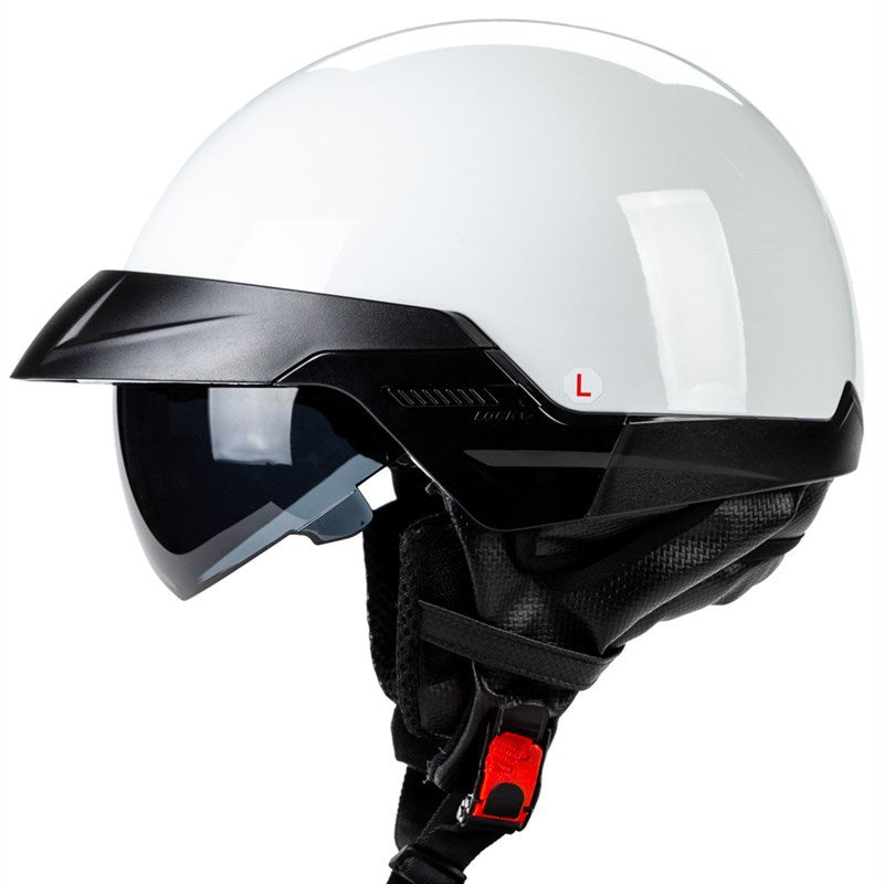 Urban Style Motorcycle Half-Helmet with Visor Kalsten
