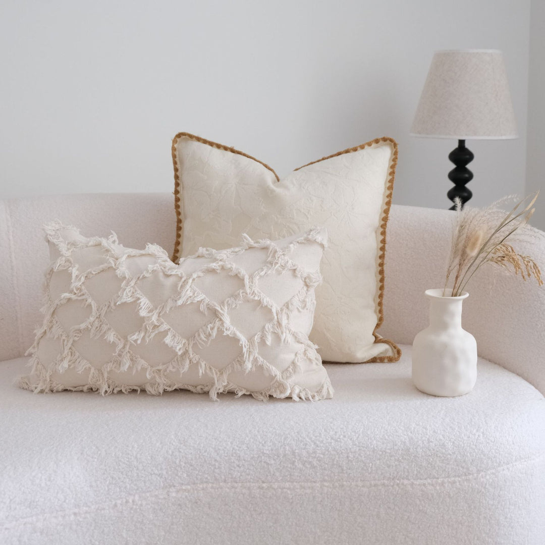 Bohemian Fringe Accent Pillow for Home Decor