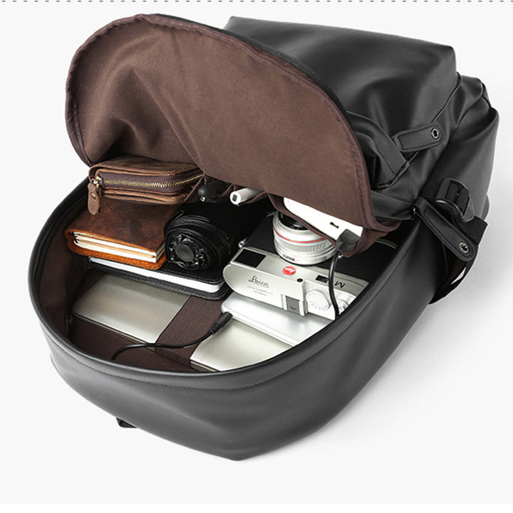 Elegant Backpack Made of Faux Leather Kalsten