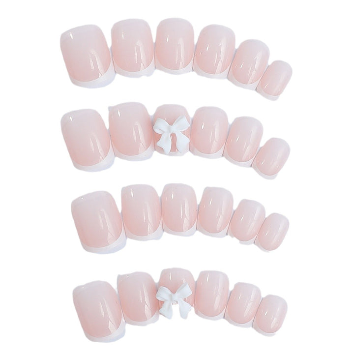 Artificial nail set with elegant flower and leopard print Kalsten