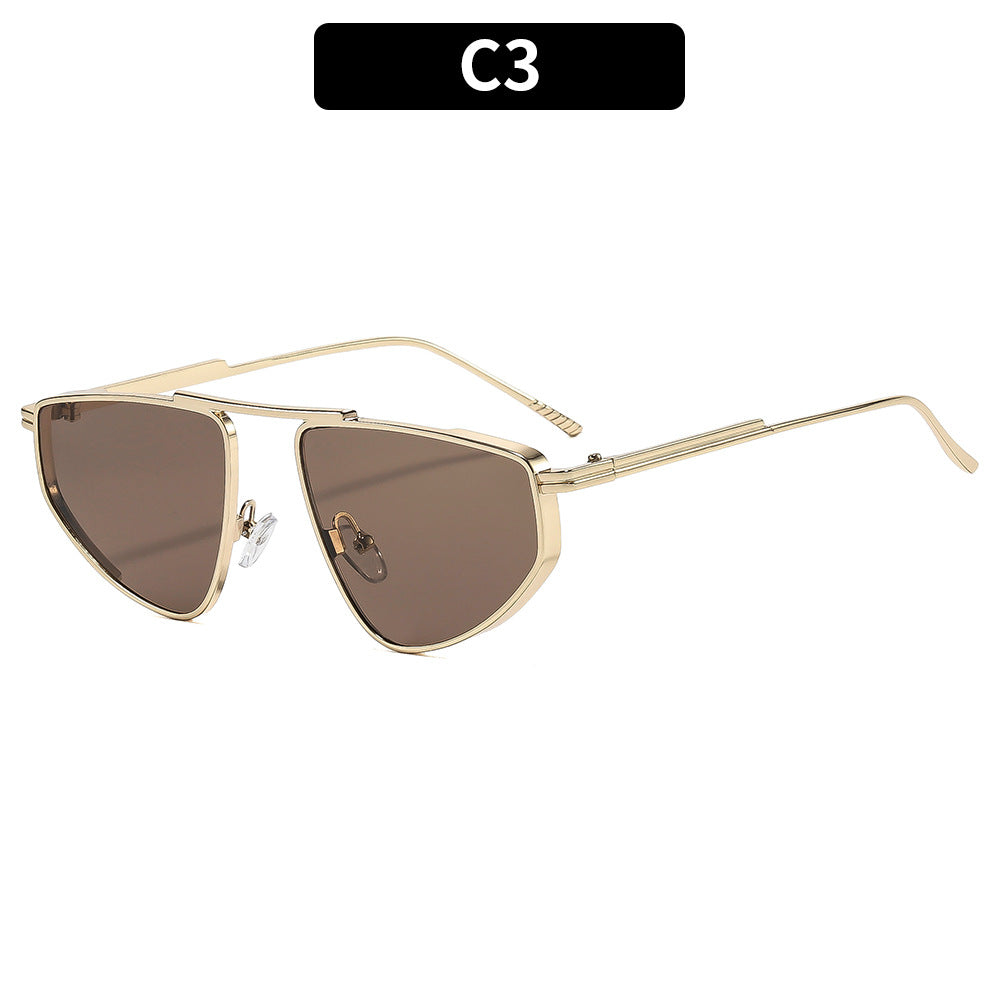 Bold Geometric Shield Eyewear