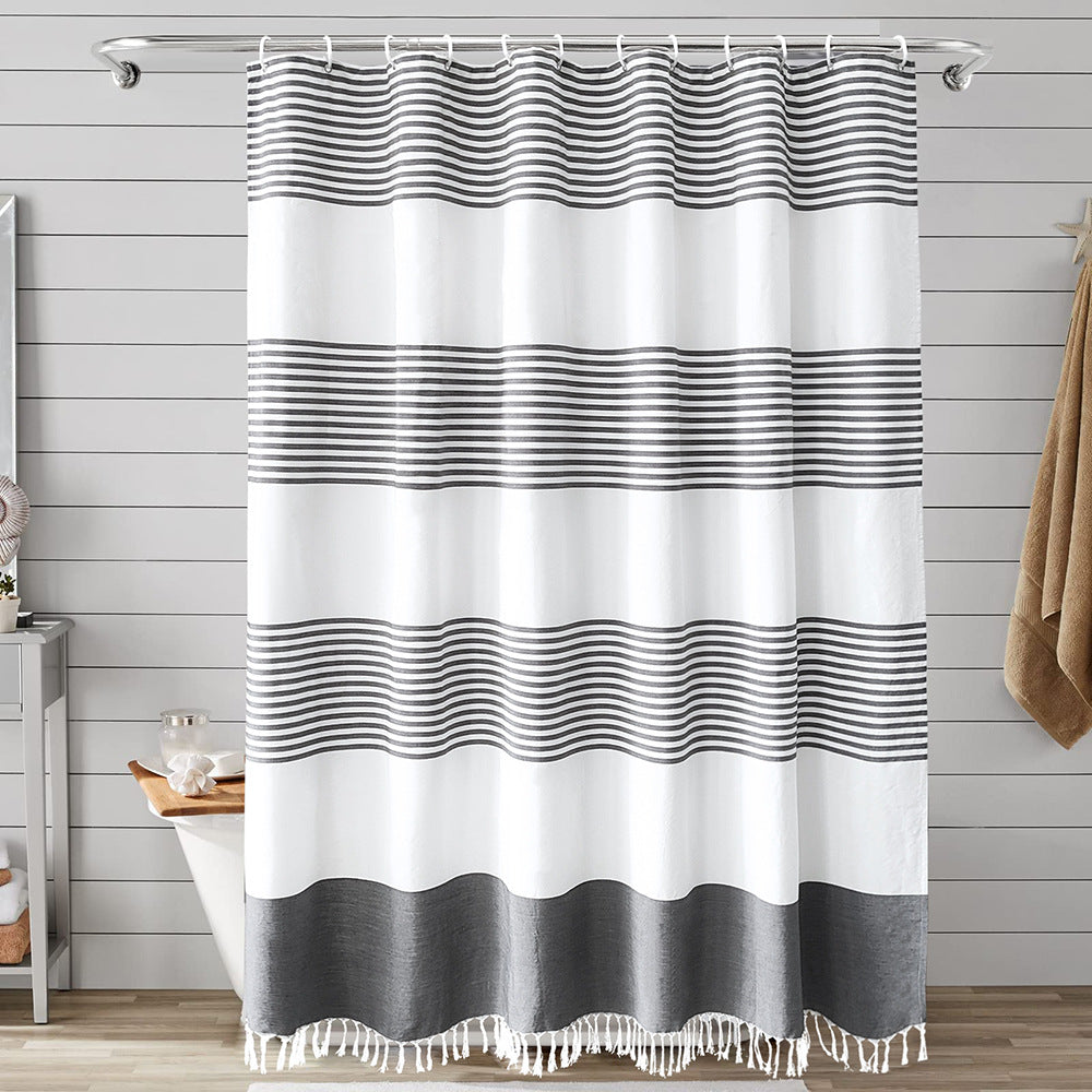 Modern Striped Shower Curtain Kalsten