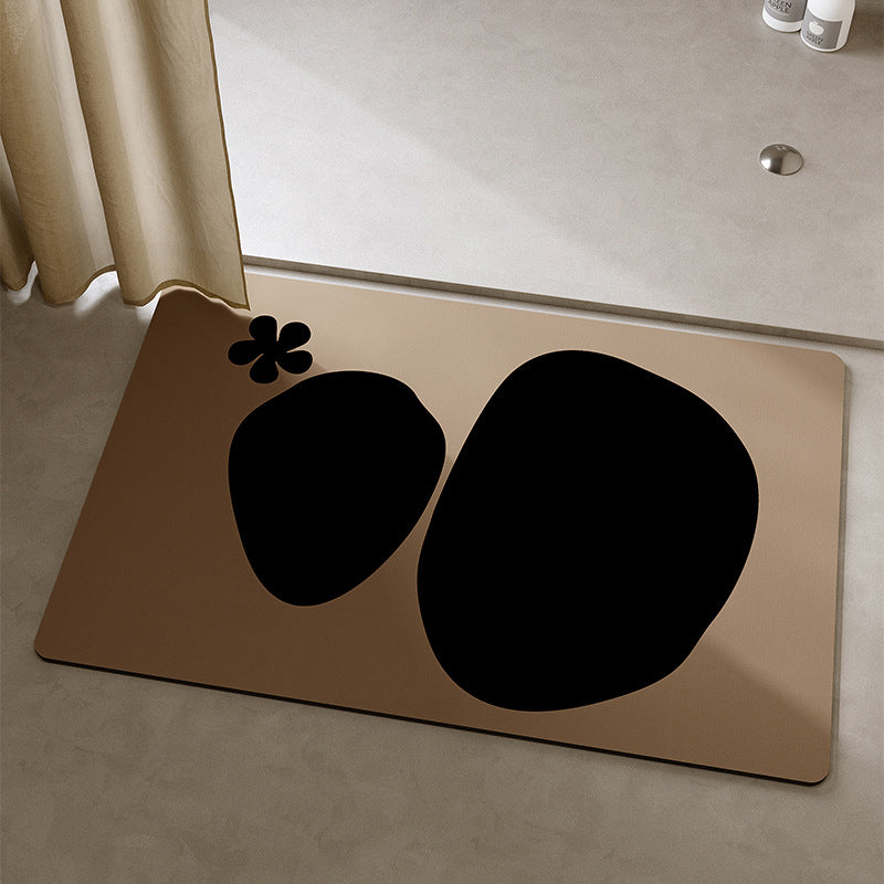 Playful Cat-Themed Bath Mat Kalsten