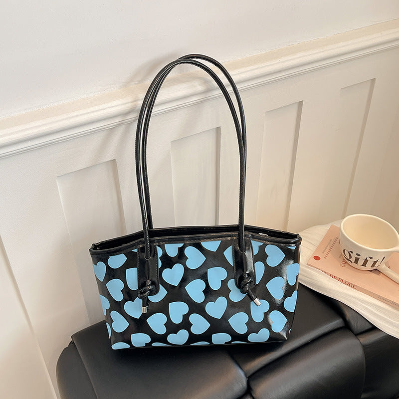 WoCasual Heart-Patterned Tote Bag Kalsten