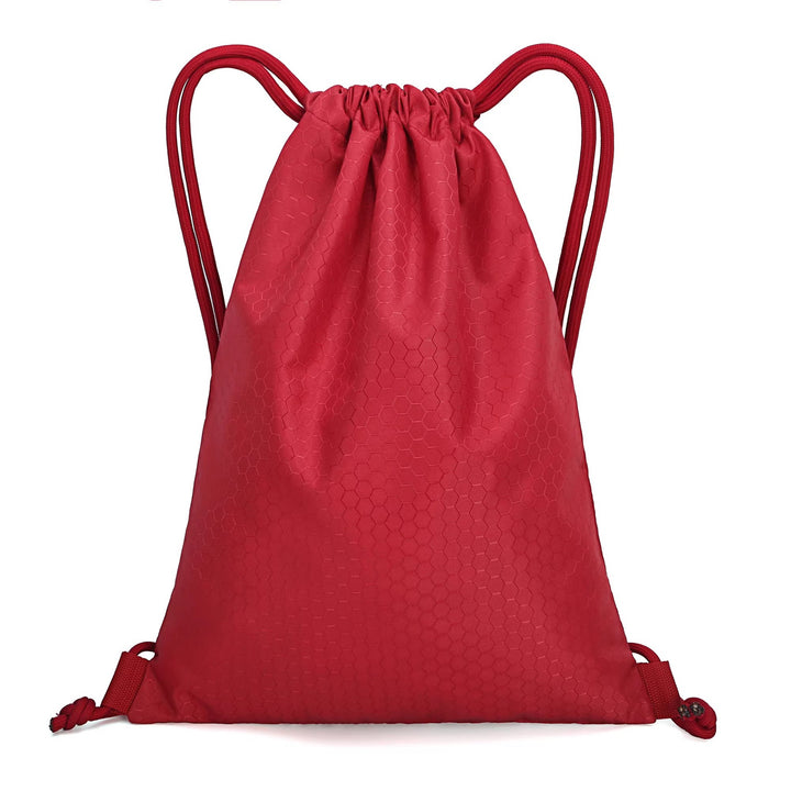 Honeycomb Texture Drawstring Backpack Kalsten