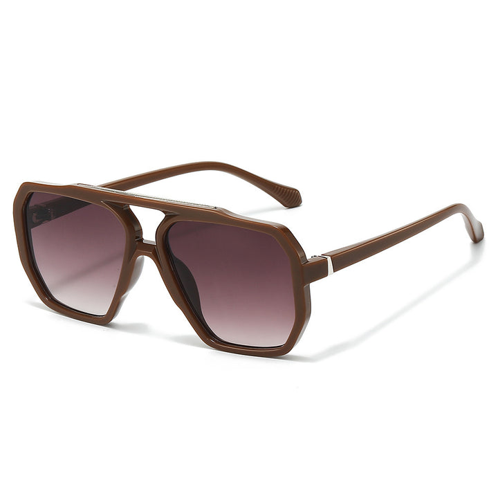 Oversized Hexagonal Frame Sunglasses Kalsten