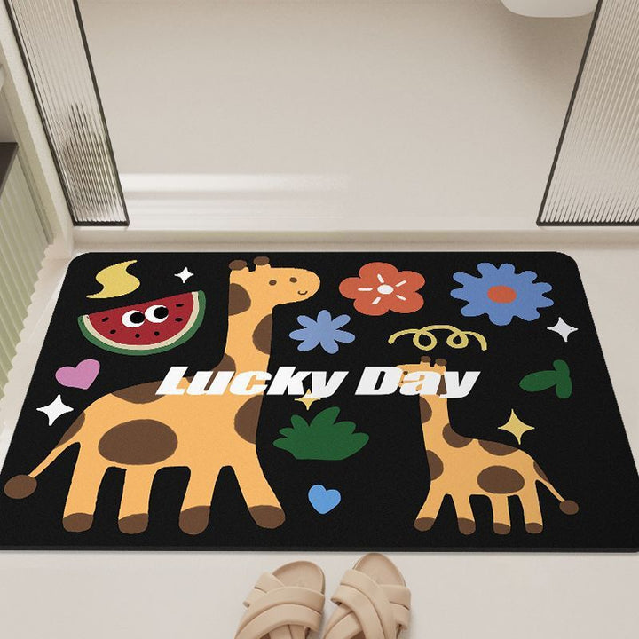 Cartoon-Inspired Bathroom Mat Kalsten