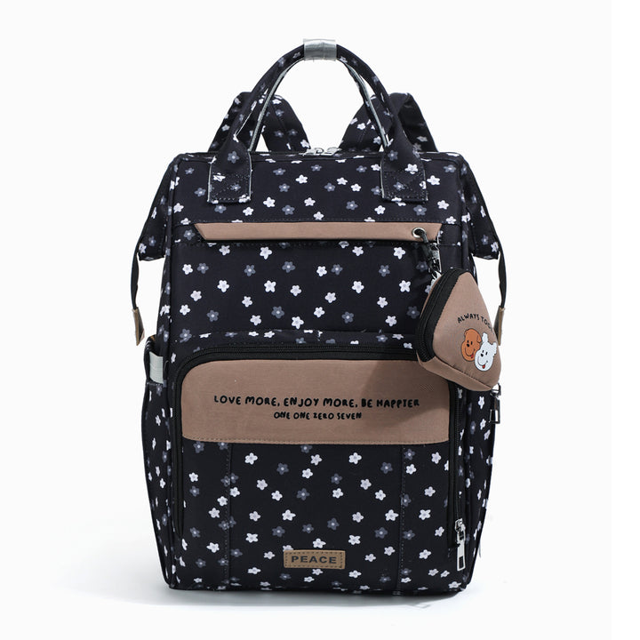 Stylish Floral Pattern School Backpack Kalsten