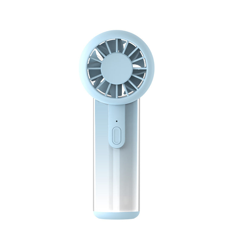 Unisex compact mini-handheld fan with rechargeable battery and quiet motor Kalsten