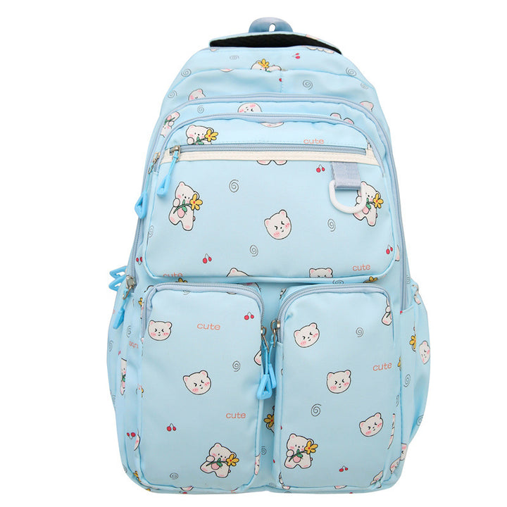 Plush backpack with playful animal motif Kalsten