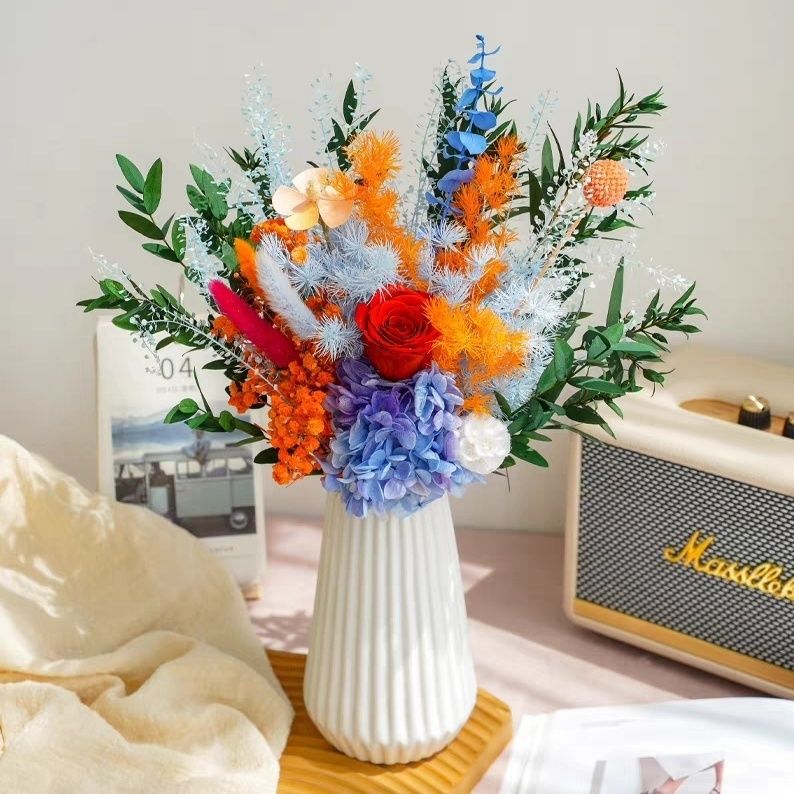 Whimsical Dried Floral Bouquet