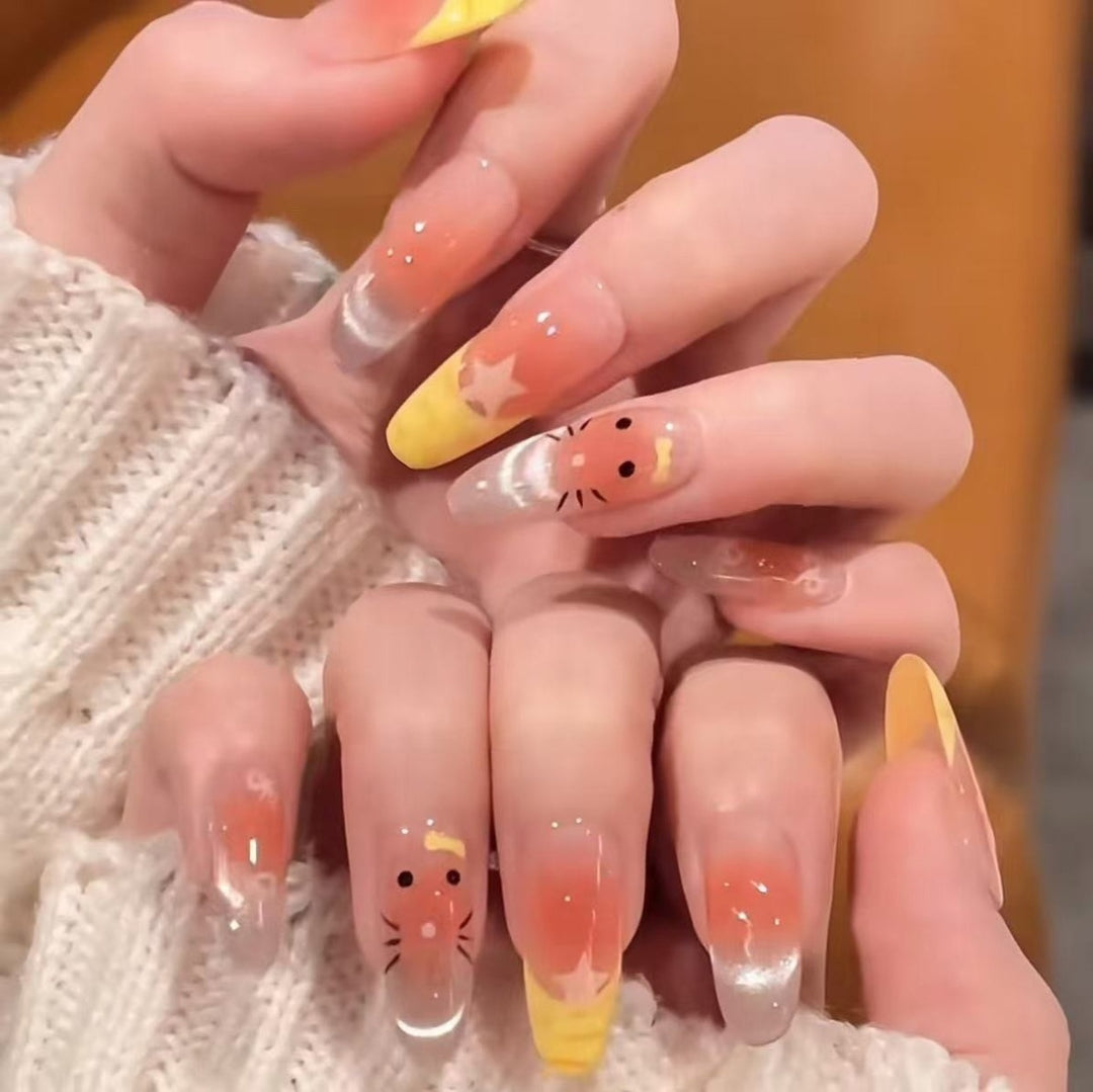 Decorative Themed Press-On Nail Set Kalsten