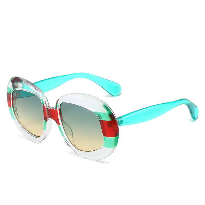 Vintage-Inspired Geometric Frame Sunglasses Kalsten