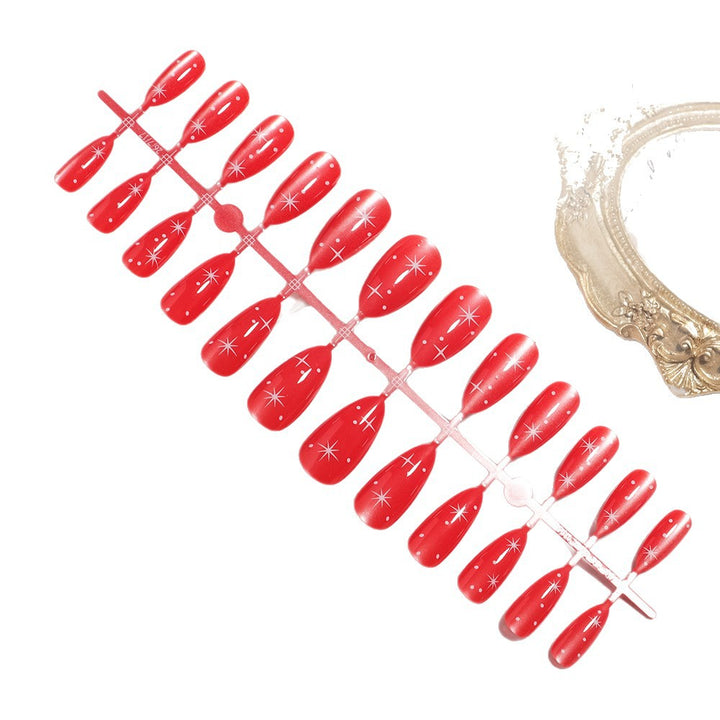 Glossy Stiletto-Shape Press-On Nail Set Kalsten