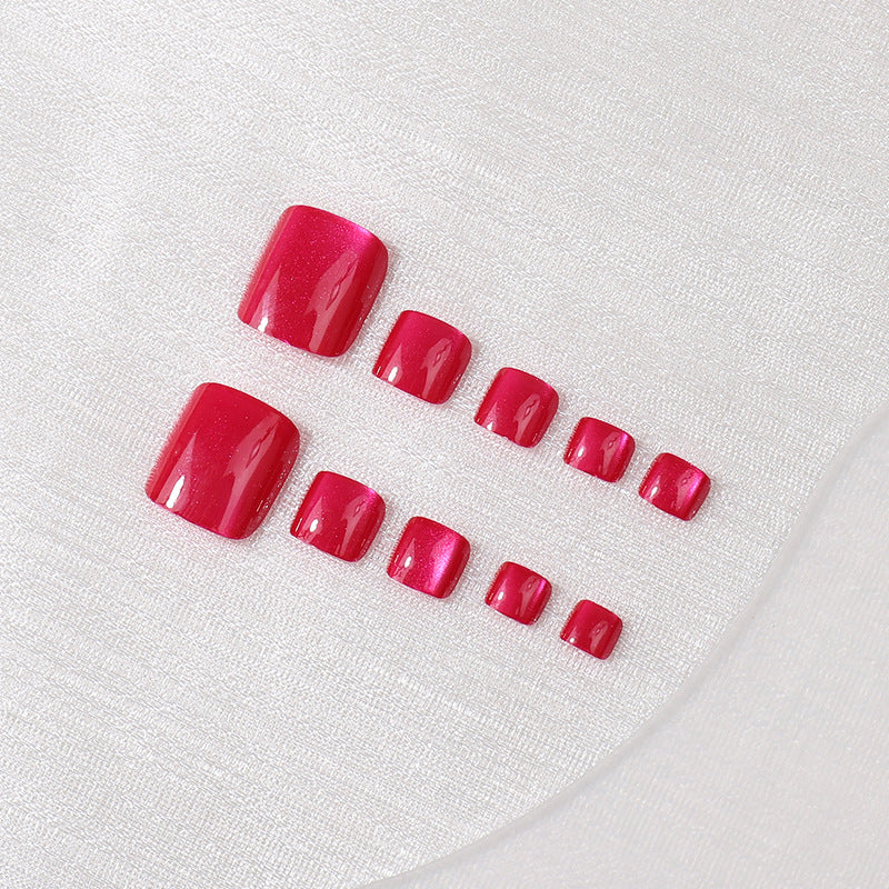 Elegant Glossy Press-On Nail Set Kalsten