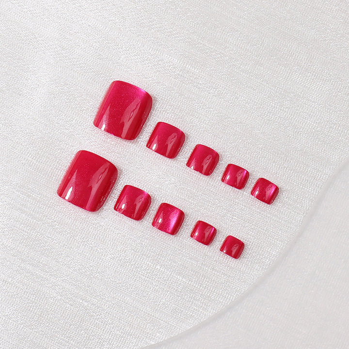 Elegant Glossy Press-On Nail Set Kalsten