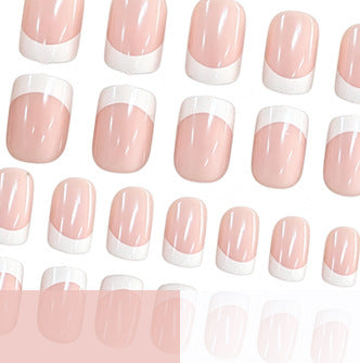 French Tip Acrylic Nail Art Enhancements Kalsten