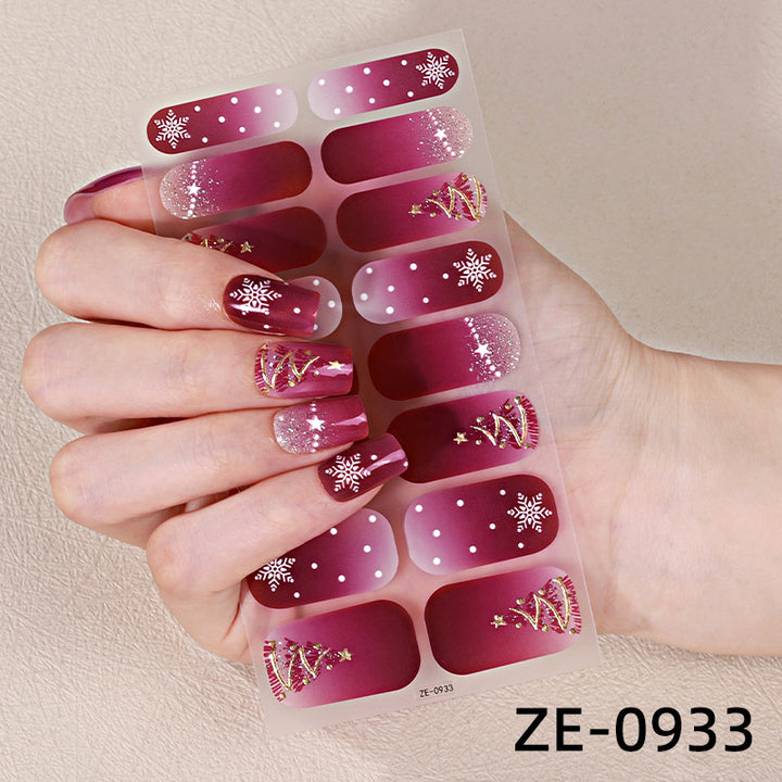 Artistic Press-On Nail Wraps