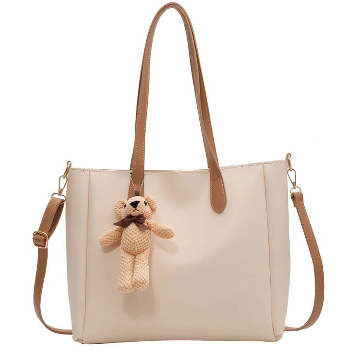Spacious Soft Leather Tote Bag Kalsten