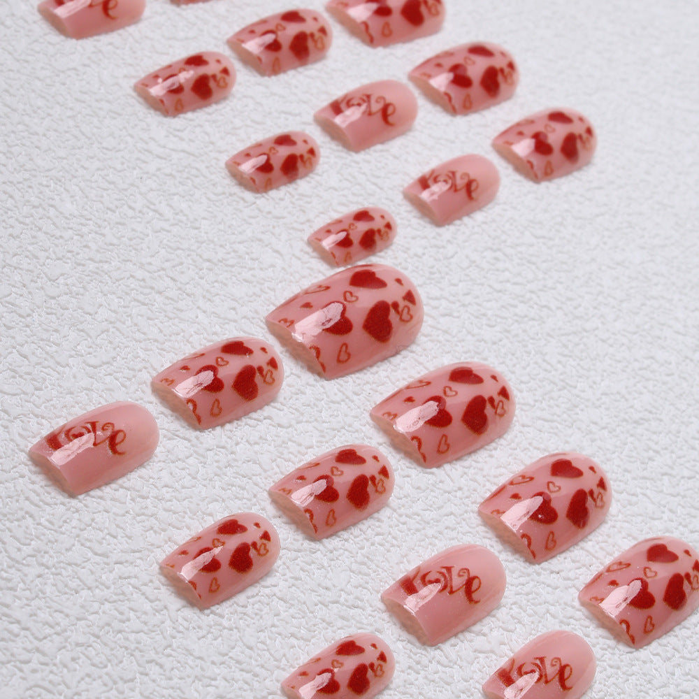 Love-Themed Press-On Nails Kalsten