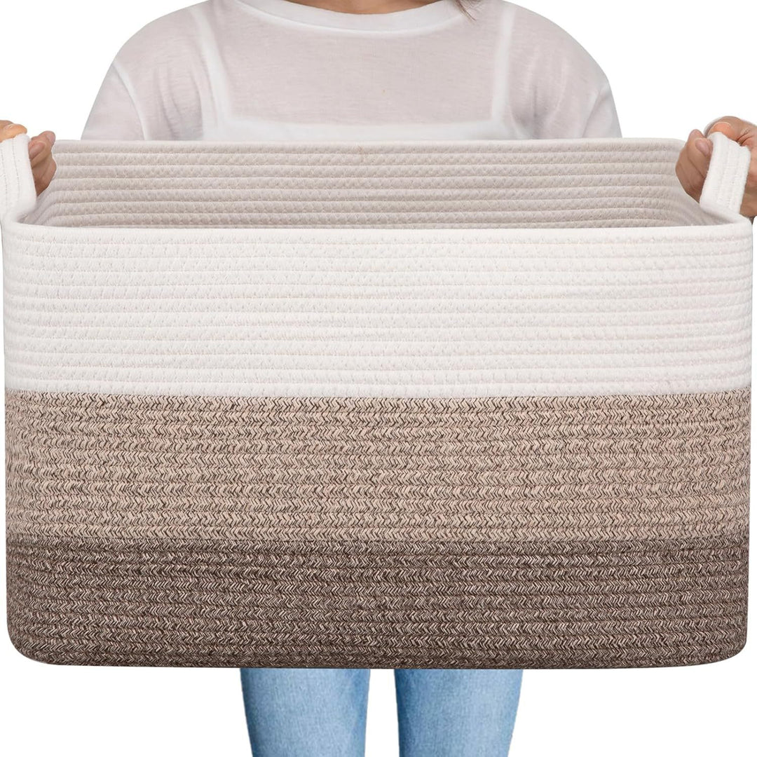 Women Versatile Storage Basket with Sturdy Handles Kalsten