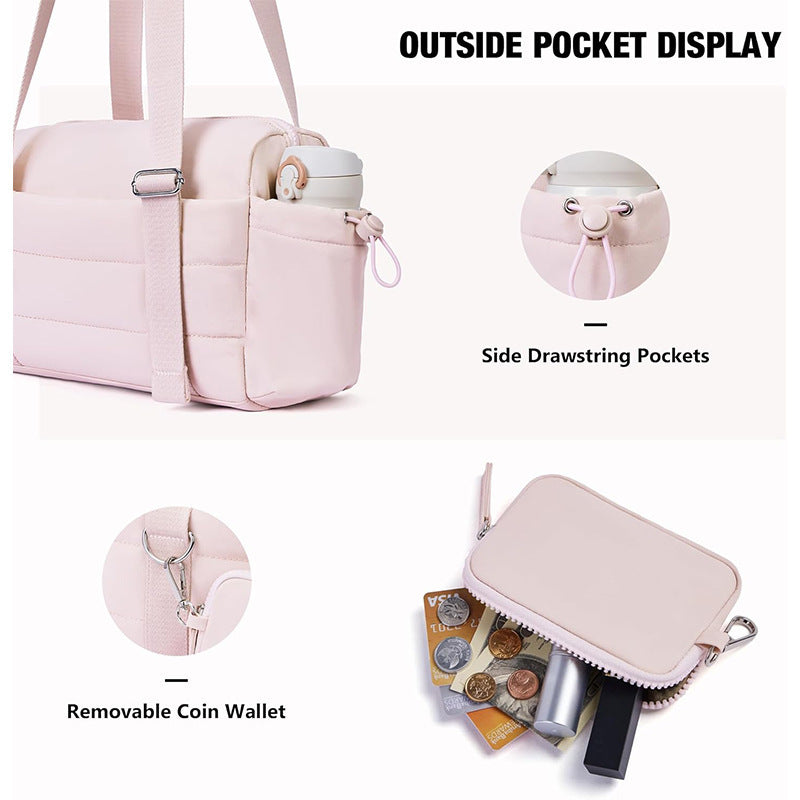 Fashionable Travel Bag with Removable Wallet Kalsten
