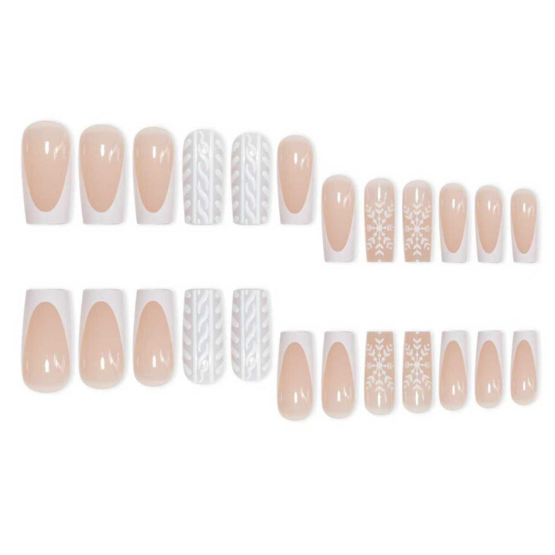 Seasonal French Tip Nail Art Set Kalsten