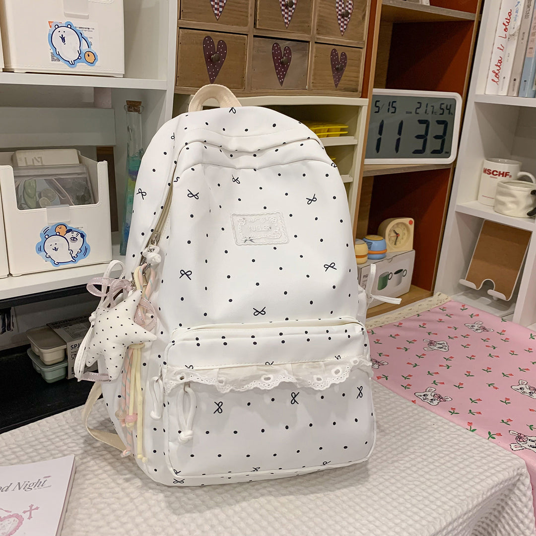 Adorable Polka Dot Backpack Kalsten