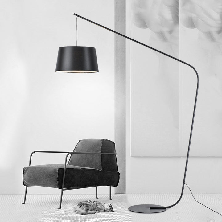 Modern Arc Floor Lamp with Adjustable Shade
