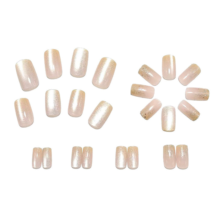 Artificial nails with glitter finish Kalsten